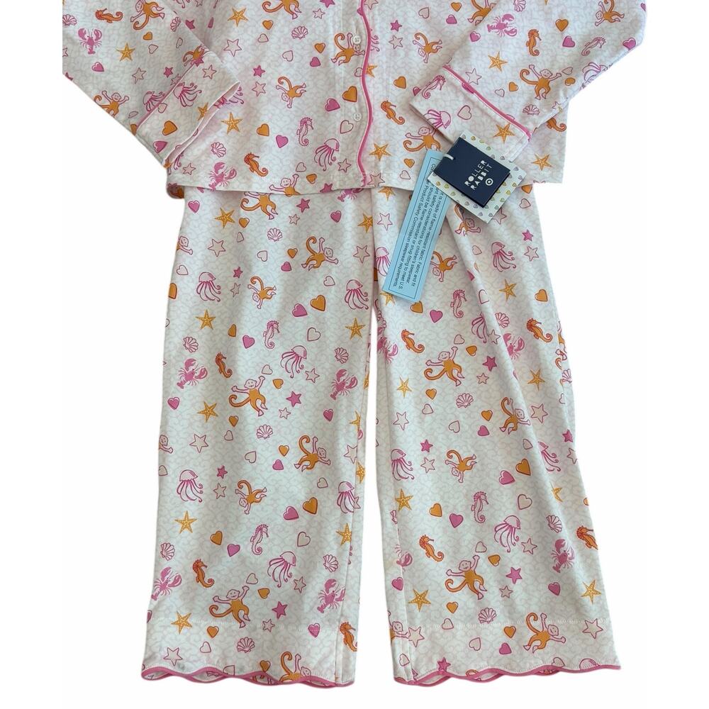 Roller Rabbit Sea Life Roller Rabbit x Target 🎯 Print Kids Pajama Set XL - Picture 2 of 5